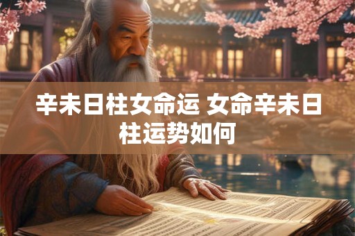辛未日柱女命运 女命辛未日柱运势如何