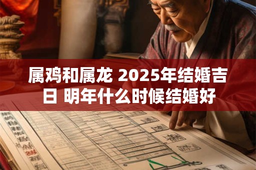 属鸡和属龙 2025年结婚吉日 明年什么时候结婚好
