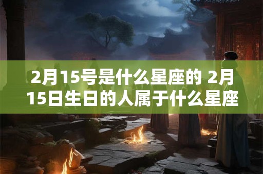 2月15号是什么星座的 2月15日生日的人属于什么星座