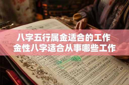 八字五行属金适合的工作 金性八字适合从事哪些工作
