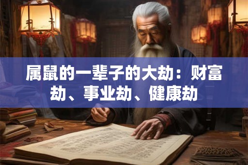 属鼠的一辈子的大劫：财富劫、事业劫、健康劫