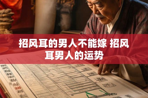 招风耳的男人不能嫁 招风耳男人的运势