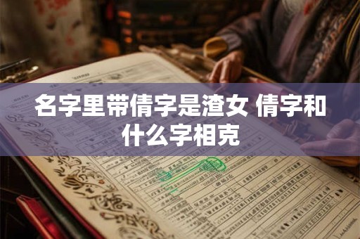 名字里带倩字是渣女 倩字和什么字相克