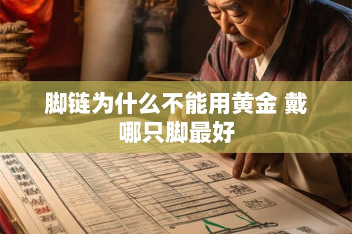 脚链为什么不能用黄金 戴哪只脚最好