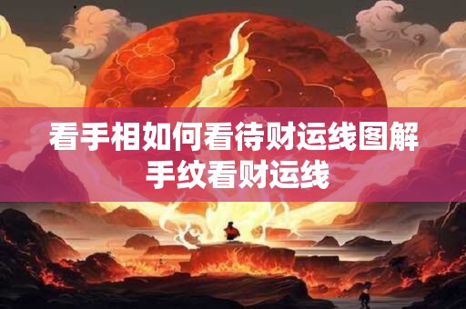看手相如何看待财运线图解 手纹看财运线