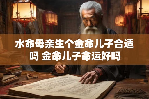 水命母亲生个金命儿子合适吗 金命儿子命运好吗