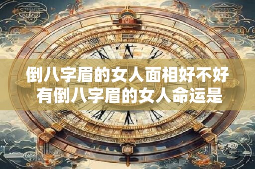倒八字眉的女人面相好不好 有倒八字眉的女人命运是凶是吉