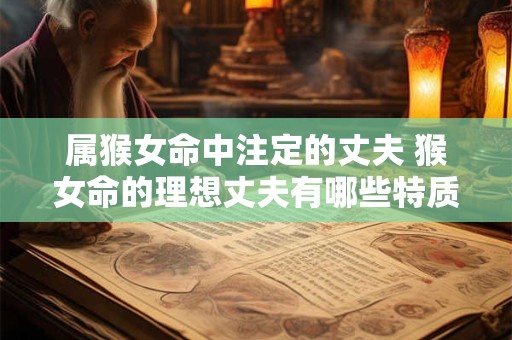 属猴女命中注定的丈夫 猴女命的理想丈夫有哪些特质