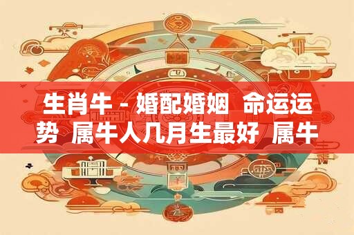 生肖牛 - 婚配婚姻  命运运势  属牛人几月生最好  属牛今年多大