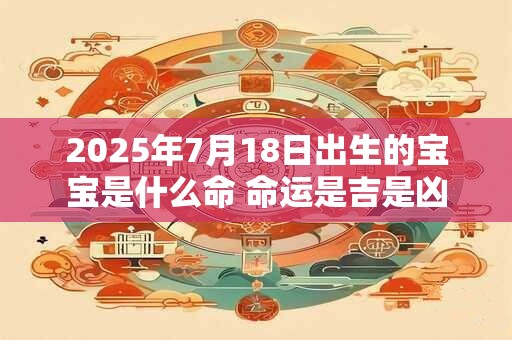 2025年7月18日出生的宝宝是什么命 命运是吉是凶