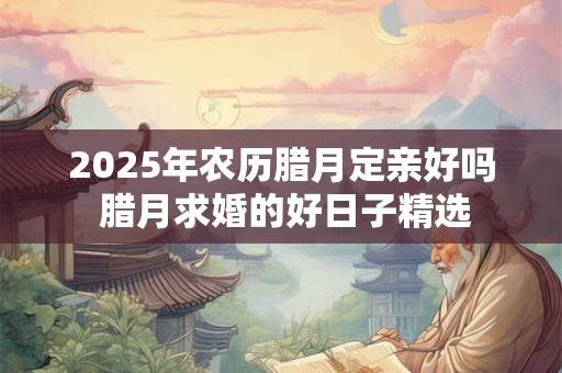 2025年农历腊月定亲好吗 腊月求婚的好日子精选