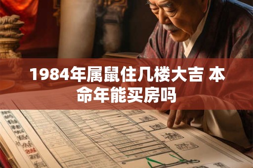 1984年属鼠住几楼大吉 本命年能买房吗
