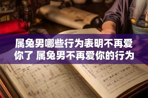 属兔男哪些行为表明不再爱你了 属兔男不再爱你的行为有哪些