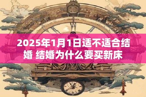 2025年1月1日适不适合结婚 结婚为什么要买新床