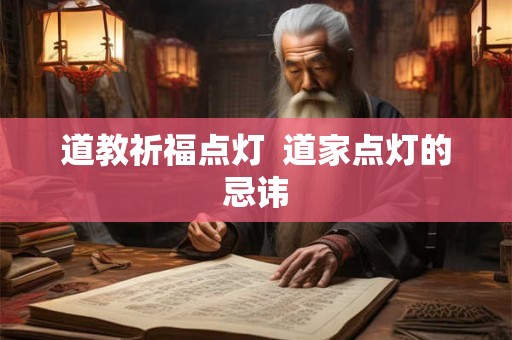 道教祈福点灯  道家点灯的忌讳