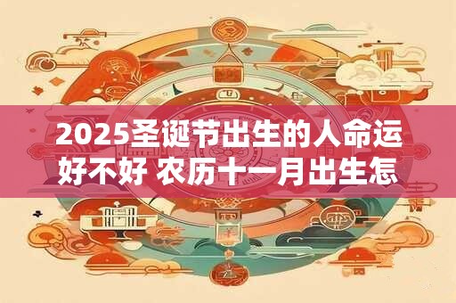 2025圣诞节出生的人命运好不好 农历十一月出生怎么样