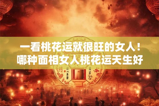 一看桃花运就很旺的女人！哪种面相女人桃花运天生好