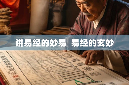 讲易经的妙易  易经的玄妙