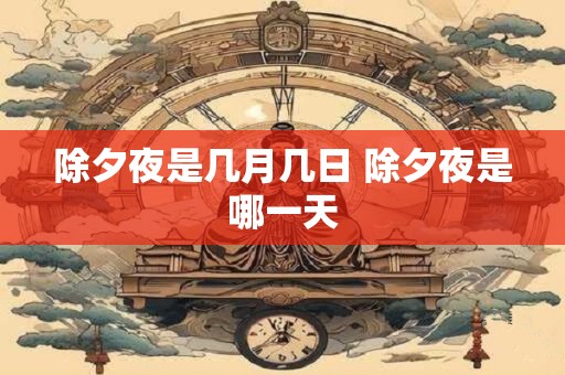 除夕夜是几月几日 除夕夜是哪一天