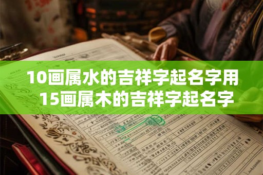 10画属水的吉祥字起名字用  15画属木的吉祥字起名字用