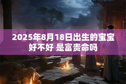 2025年8月18日出生的宝宝好不好 是富贵命吗