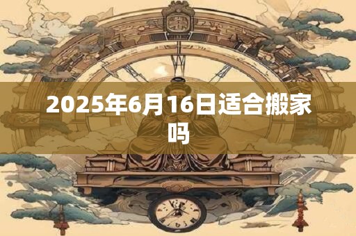 2025年6月16日适合搬家吗