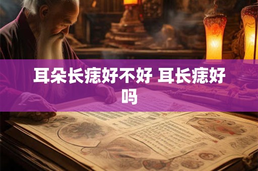 耳朵长痣好不好 耳长痣好吗