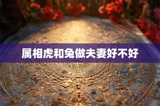 属相虎和兔做夫妻好不好