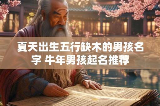 夏天出生五行缺木的男孩名字 牛年男孩起名推荐