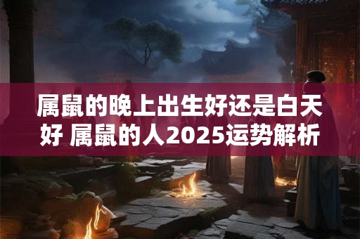 属鼠的晚上出生好还是白天好 属鼠的人2026运势解析