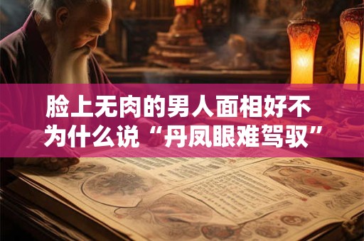 脸上无肉的男人面相好不 为什么说“丹凤眼难驾驭”