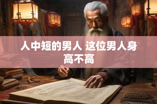 人中短的男人 这位男人身高不高