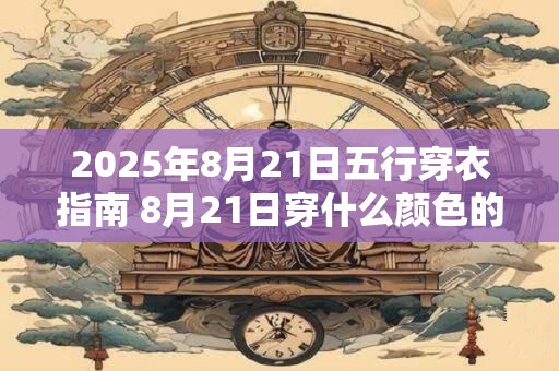 2025年8月21日五行穿衣指南 8月21日穿什么颜色的衣服
