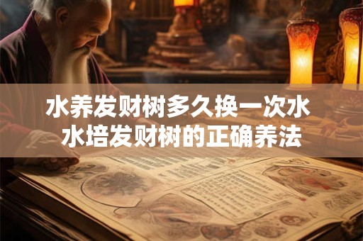水养发财树多久换一次水 水培发财树的正确养法