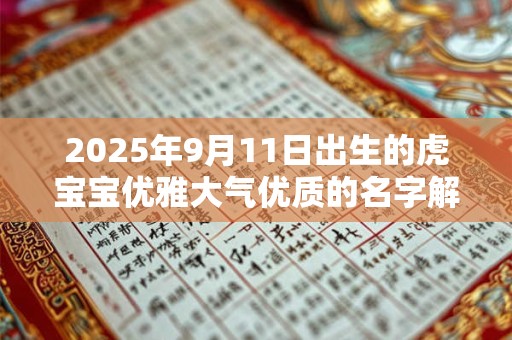 2025年9月11日出生的虎宝宝优雅大气优质的名字解析