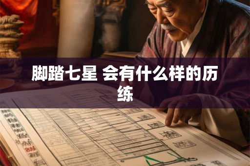 脚踏七星 会有什么样的历练