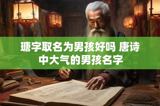 瑭字取名为男孩好吗 唐诗中大气的男孩名字