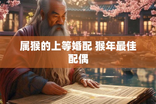 属猴的上等婚配 猴年最佳配偶