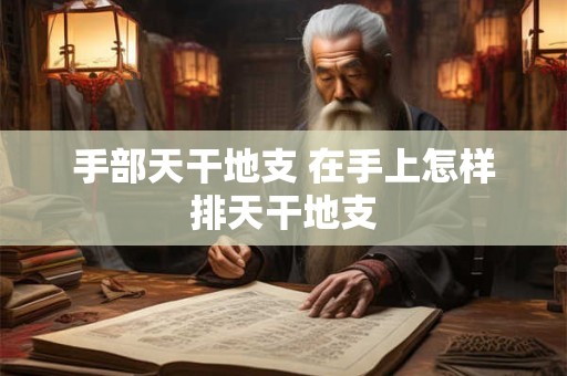 手部天干地支 在手上怎样排天干地支
