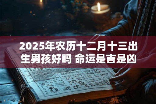 2025年农历十二月十三出生男孩好吗 命运是吉是凶