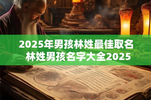 2025年男孩林姓最佳取名  林姓男孩名字大全2025