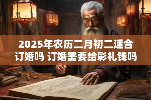 2025年农历二月初二适合订婚吗 订婚需要给彩礼钱吗
