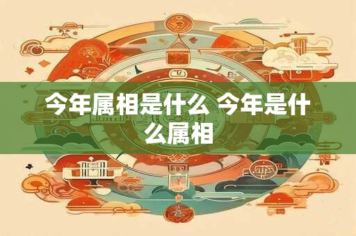 今年属相是什么 今年是什么属相