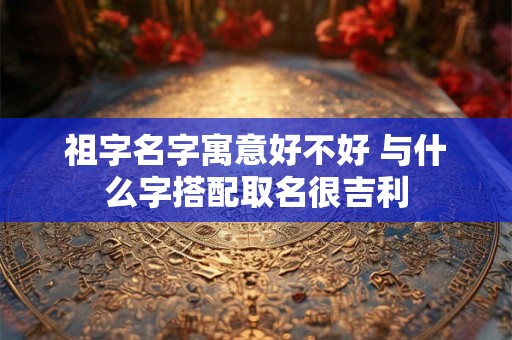 祖字名字寓意好不好 与什么字搭配取名很吉利