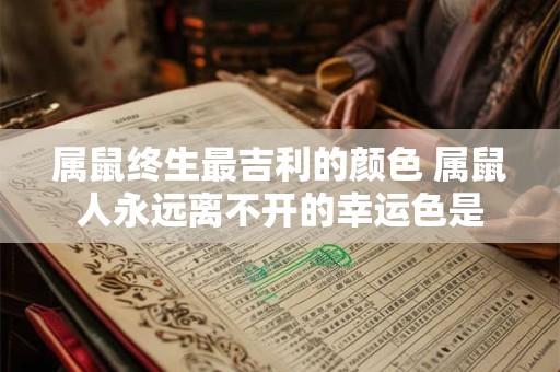属鼠终生最吉利的颜色 属鼠人永远离不开的幸运色是