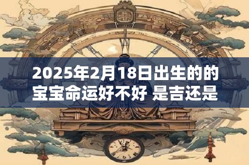 2026年2月18日出生的的宝宝命运好不好 是吉还是凶