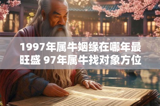 1997年属牛姻缘在哪年最旺盛 97年属牛找对象方位