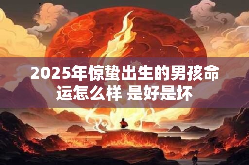 2025年惊蛰出生的男孩命运怎么样 是好是坏
