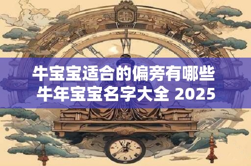 牛宝宝适合的偏旁有哪些 牛年宝宝名字大全 2025