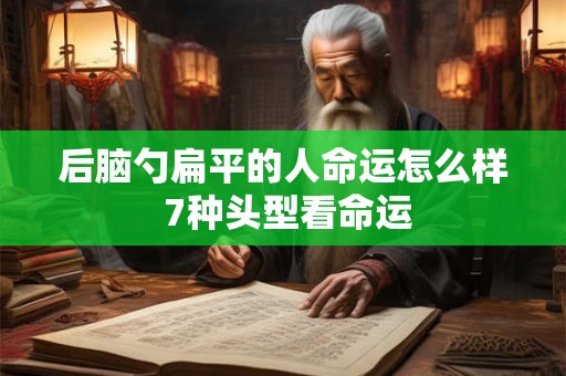 后脑勺扁平的人命运怎么样 7种头型看命运 后脑勺扁平的人命运怎么样 7种头型看命运